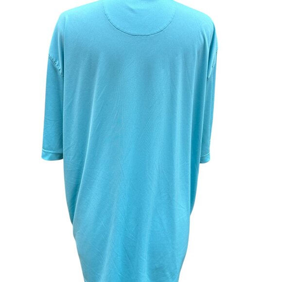 New Men's 2XL Greg Norman Performance Play Dry Blue Golf Polo Shirt - Picture 10 of 14